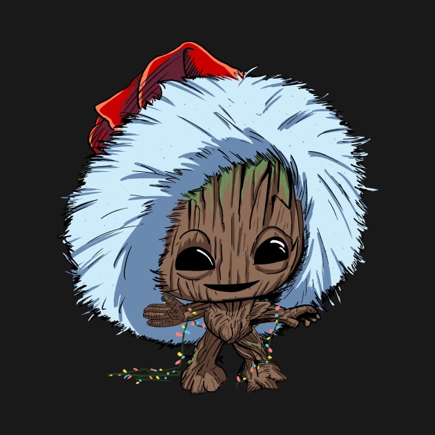 Christmas Groot by Ryan_Lindberg