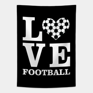 Love Soccer / Football Tapestry