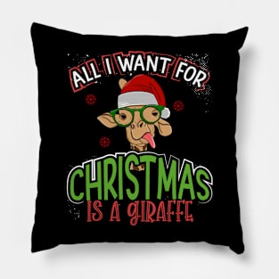 All I want for chritsmas is a Giraffe Pillow