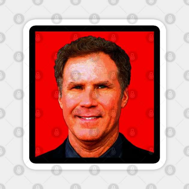 will ferrell Magnet by oryan80