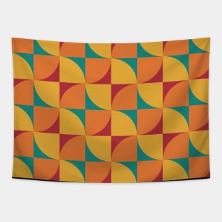 retro op art style patten Tapestry