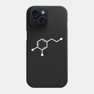 Dopamine Molecule White Phone Case