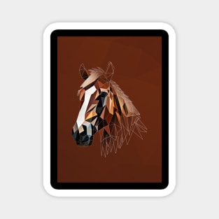 Low Poly Horse Magnet