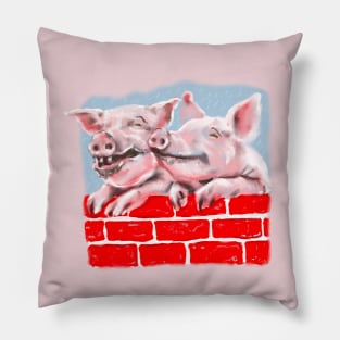 Playful Piggies Pillow