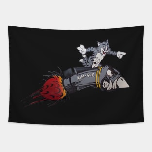 F-14 Tomcat Nose Art Tapestry