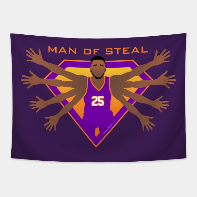 Phoenix Suns Man of Steal Tapestry by CraigAhamil