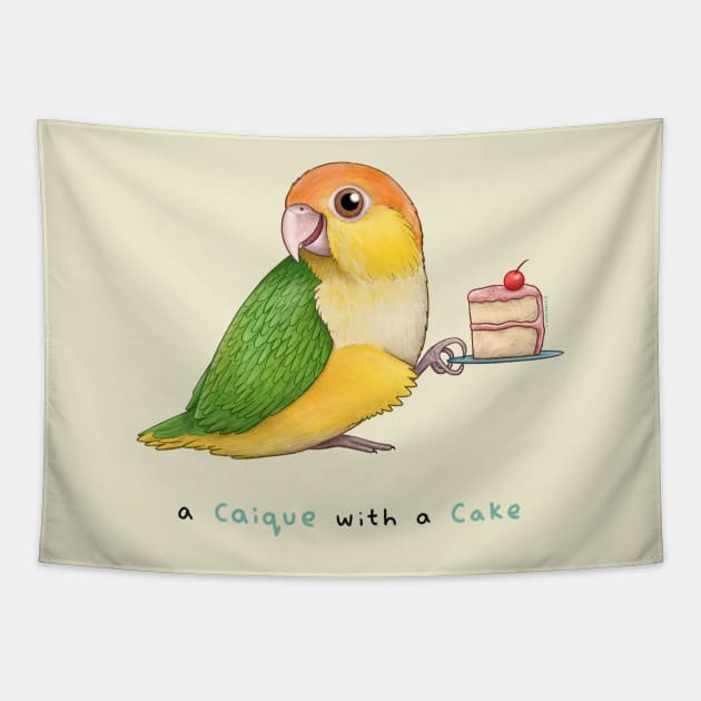 A Caique With A Cake Tapestry by Sophie Corrigan