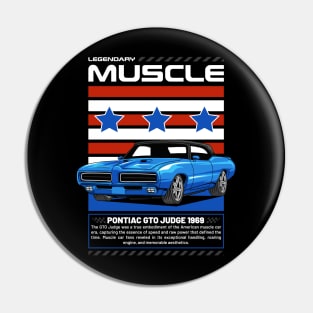 Iconic GTO Muscle Car Pin