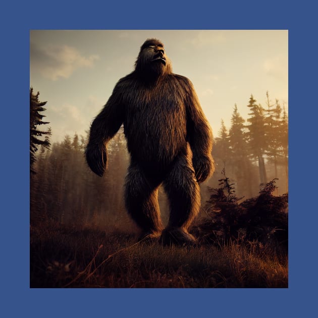 Sasquatch in Nature by Grassroots Green