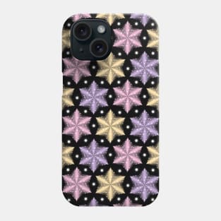 Sparkly Flowers Pattern Phone Case