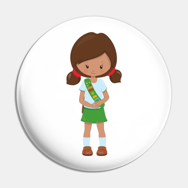 Girl Scout, Latina Girl, Cute Girl, Little Girl Pin by Jelena Dunčević