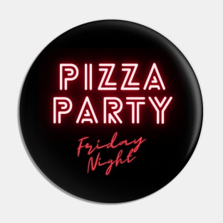 Pizza birthday party for adults Friday night Pin