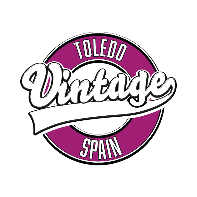 Toledo spain retro style logo by nickemporium1