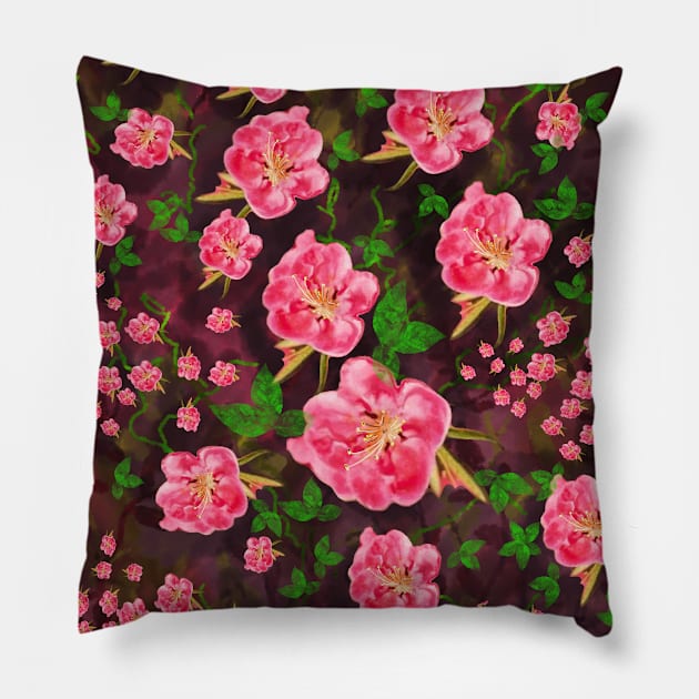 Floristry Pillow by ArtKsenia