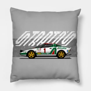 The famous rally car champion Pillow