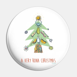 A Very Rona Christmas Pin