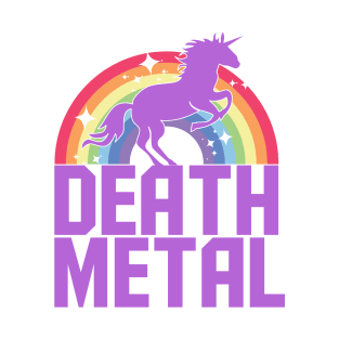 Death Metal Unicorn (Purple) T-Shirt