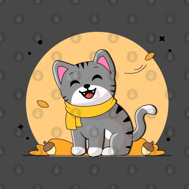 Cute cat by Retro Vintage