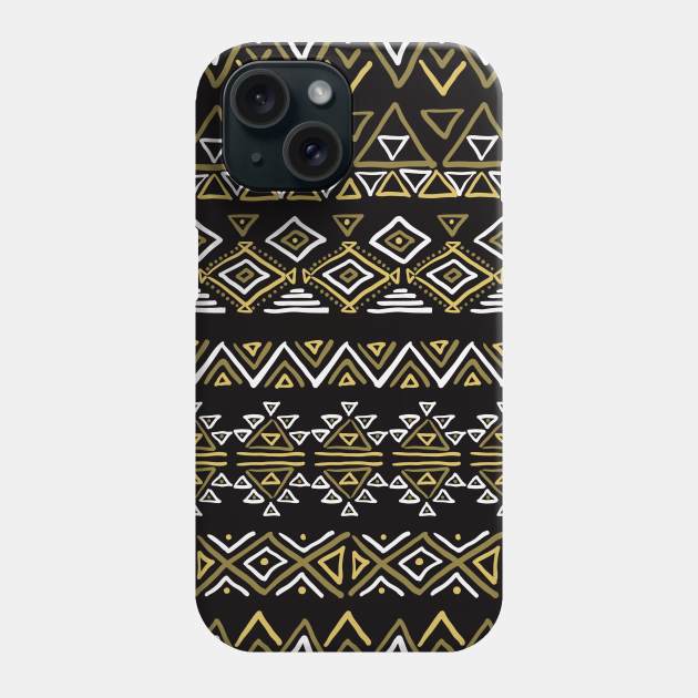 Set of geometric seamless patterns Phone Case by Olga Berlet