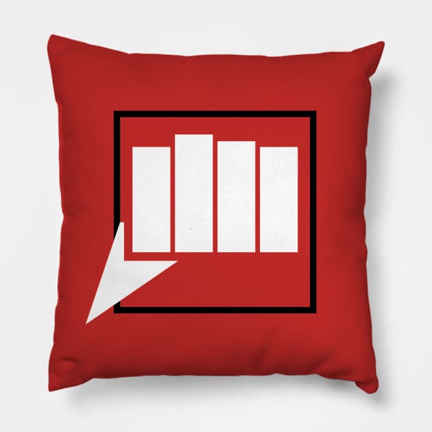 dojo all valley karate 1984 Pillow by aye_artdg