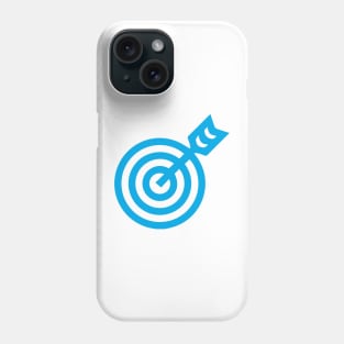 Bullseye, the Icon (Cyan) Phone Case