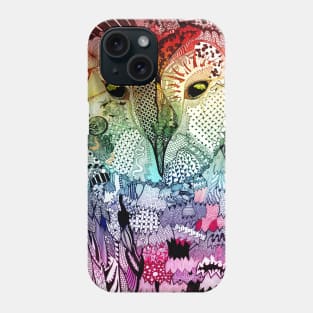 Wise Owl - Multicolor Version Phone Case