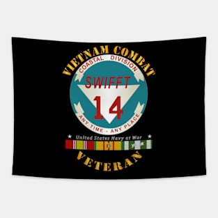 Vietnam Cbt Vet - Navy Coastal Div 14A - Swift w SVC Tapestry