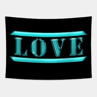 Love Light Blue Tapestry