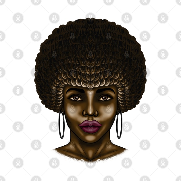 Afro girl Afro woman Afro queen beautiful Afro girl by Artardishop