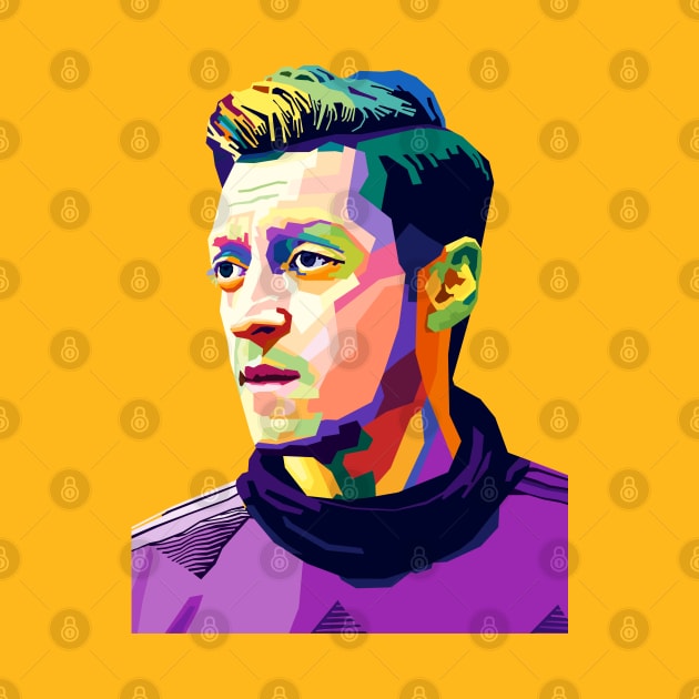 Mesut Ozil Wpap Pop Art by Pure Touch