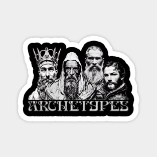 Archetypes - King, Warrior, Magician, Lover Magnet