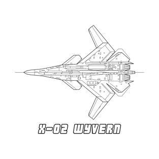 X-02 Wyvern Concept Jet (black) T-Shirt