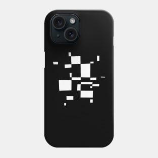 White Bauhaus pattern Phone Case