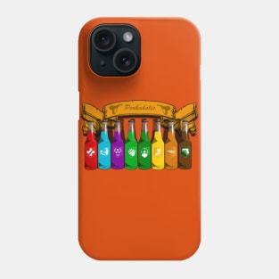 Zombie Perks Top Shelf Perkaholic on Orange Phone Case