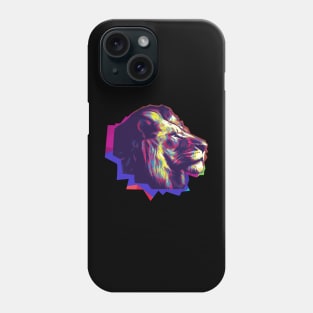 Wpap Pop Art Lion abstract art Phone Case