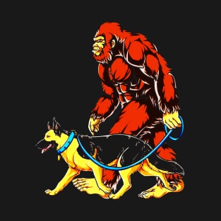 German Shepherd Bigfoot T-Shirt