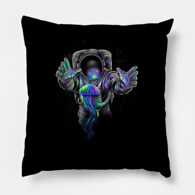 Jellyspace 2 Pillow by angoes25