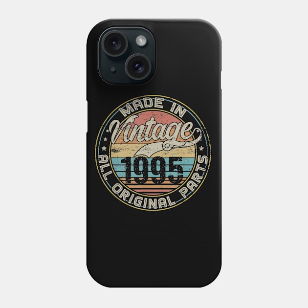 Classic 25th Birthday Gift For Men Women Vintage 1995 Phone Case by teudasfemales