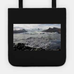 Icelandic Glacial Ice Picture Tote