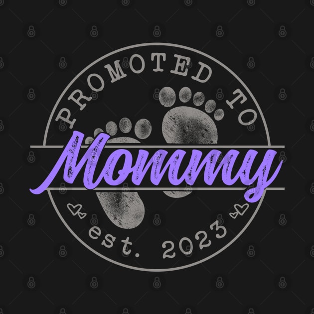 Promoted to Mom (sunset purple) - Mothers Day 2023 by RichyTor
