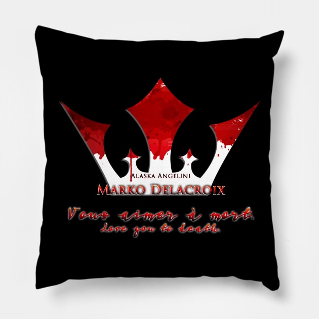 Marko Delacroix Pillow by MadGirlPublishing