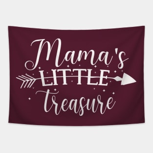 Mama's Little Treasure cute baby shower toddler gift Tapestry