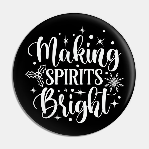 Making Spirits Bright Pin by MZeeDesigns