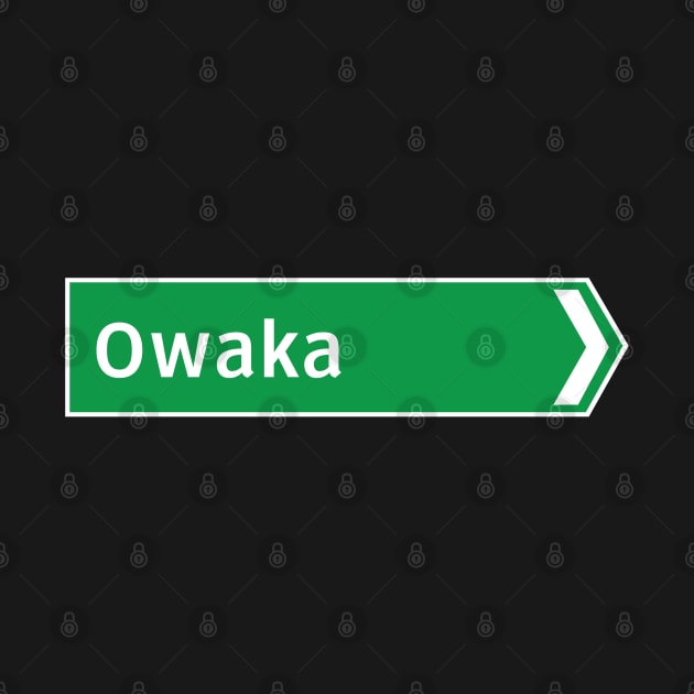 New Zealand Road Signage - Owaka (Southland/Otago) by 4amStudio