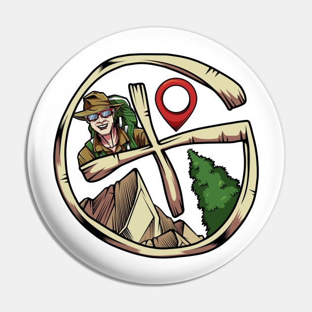 Geocaching Pin by Lumio Gifts