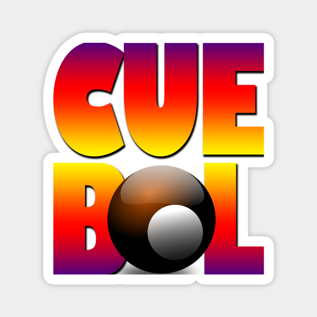 cuebol Magnet by likbatonboot