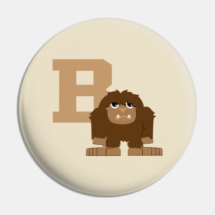 B is for Bigfoot Pin