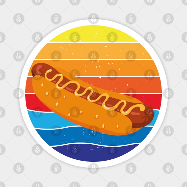 Happy Hot Dog Day Magnet by Daily Design