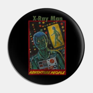 Retro Vintage Toy Man Action Figure Pin