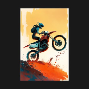 Dirt Bike Anime Style T-Shirt